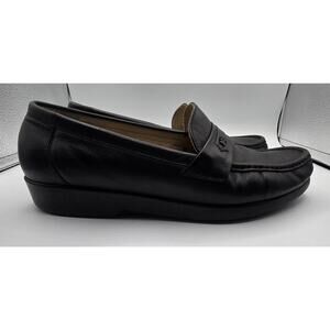 SAS Tripad Mens Ace Loafers Shoes Leather Slip On Casual Shoes Black 10.5 W